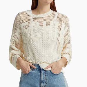 Moschino Jeans Logo Stretch Sweater